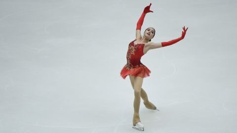This season is Zagitova's first year on the senior level -- but no one has been able to beat her. 
