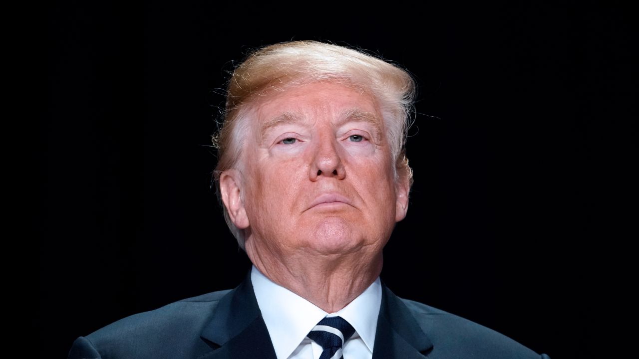 President Donald Trump attends the National Prayer Breakfast at a hotel in Washington, DC on February 8, 2018. (MANDEL NGAN/AFP/Getty Images)