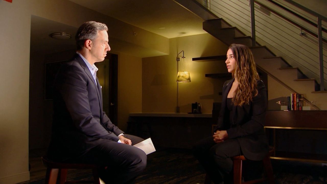 Tapper and Aly Raisman TWO shot