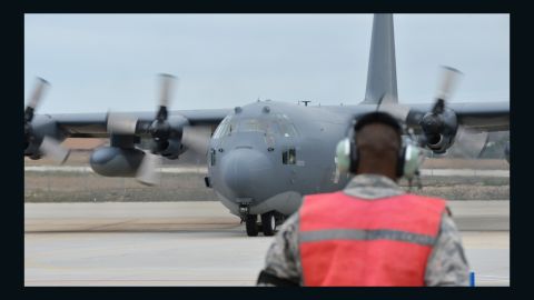 Members of the 106th Rescue Wing assigned to New York Air National Guard, prepare to take off for a rescue mission at Lajes, Azores, April 24, 2017, Westhampton Beach, N.Y. (U.S. Air Force photo by Master Sgt. Cheran A. Cambridge)