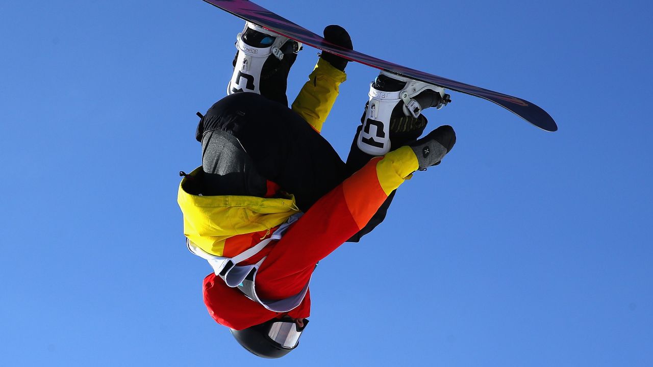 Snowboarder Kent Callister is related to the Vegemite creator. 