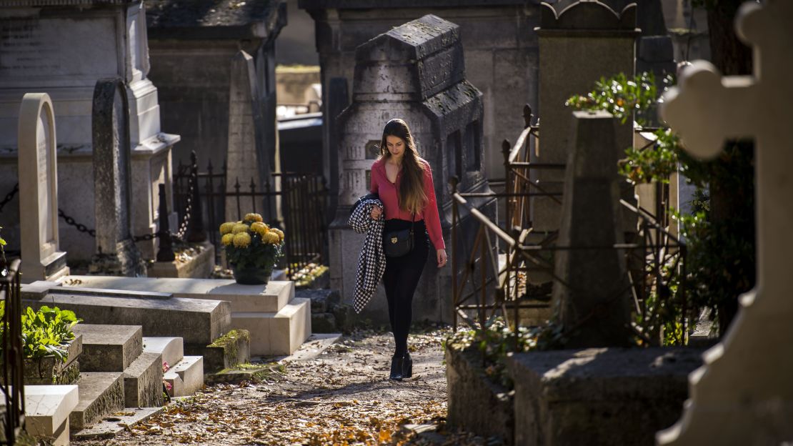 Père Lachaise cemetery is an unusual but still romantic place to go in Paris. 