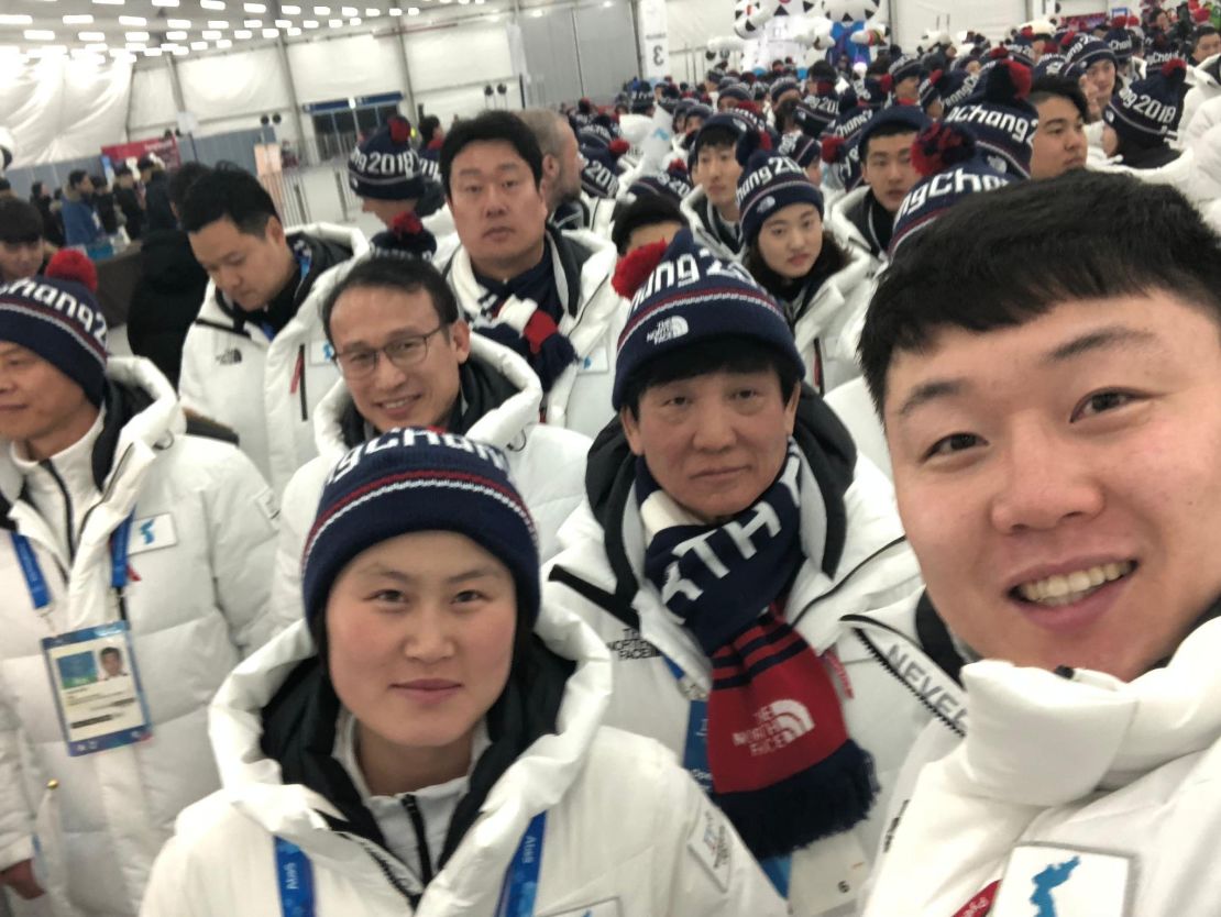 korean olympic selfie