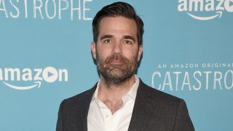 Actor Rob Delaney attends the CATASTROPHE Premiere Screening at The Crosby Hotel on April 6, 2016 in New York City.