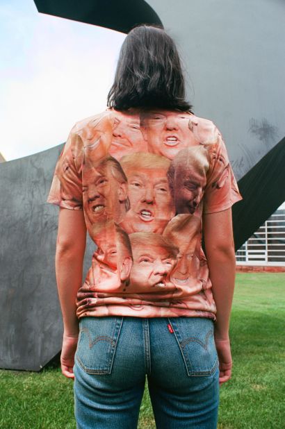 "All Over Trump" from the series Not In Your Face (Photographed by Susan A. Barnett).