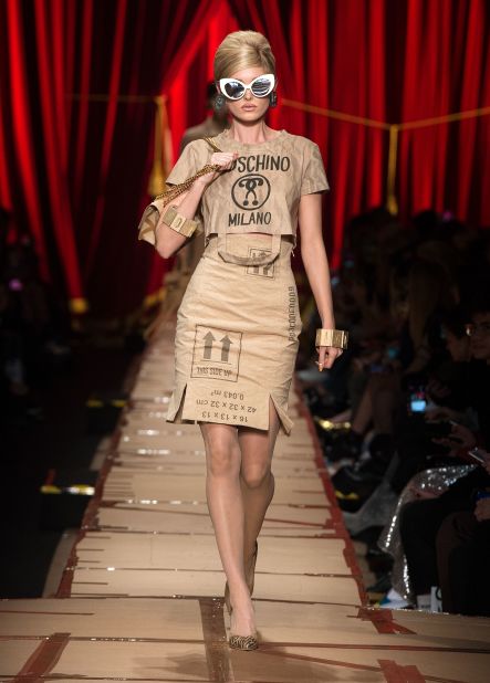 A T-shirt from the Moschino FW 2017 Runway Collection.