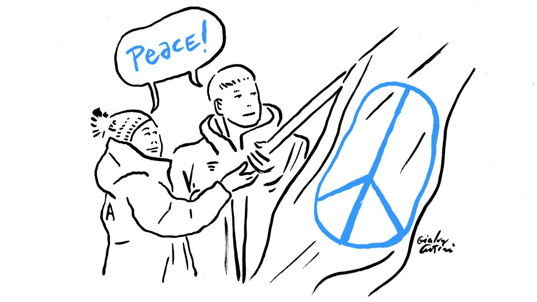 peace sketch