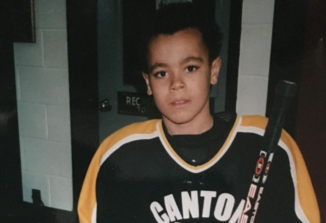 Greenway has been playing hockey since childhood. 