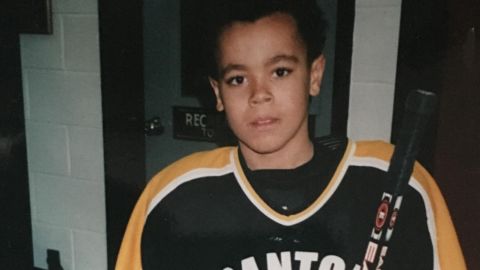 Greenway has been playing hockey since childhood.