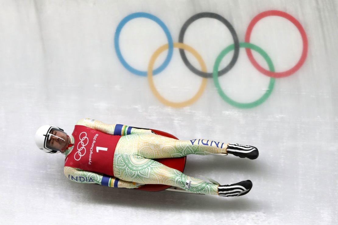 Keshavan is the only athlete from India competing in luge.