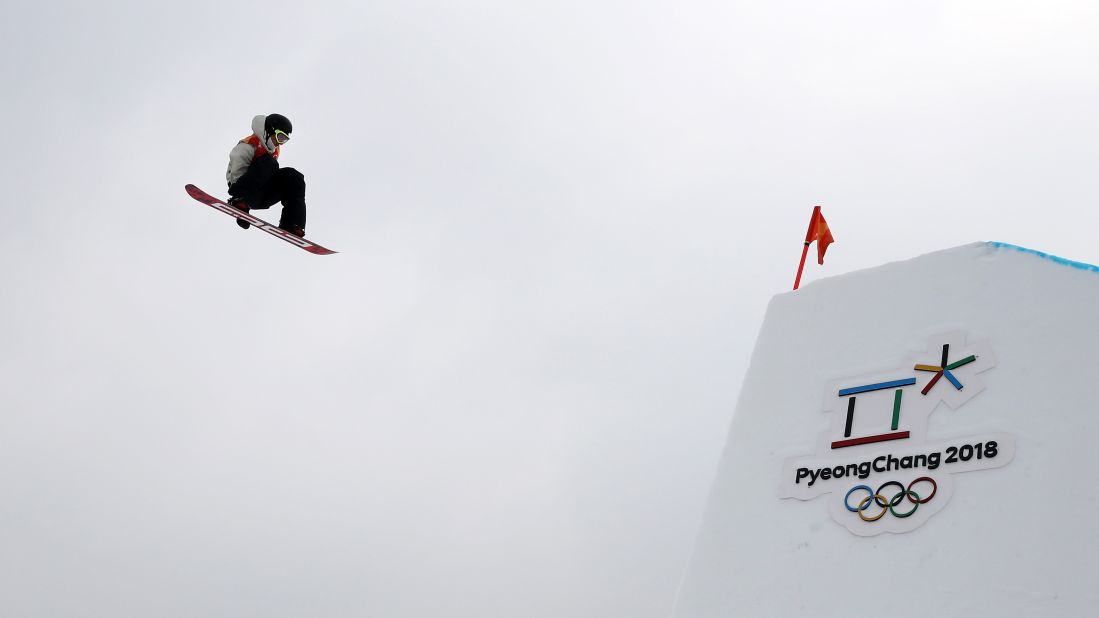 Mons Roisland of Norway competes in the slopestyle qualification.