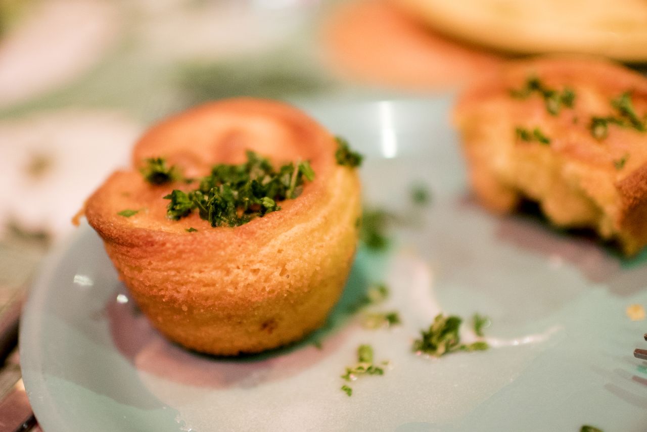 The cornbread alone is worth the trip. Cornbread muffins come warm to the table, topped with an addictive mixture of parsley, garlic and butter. 