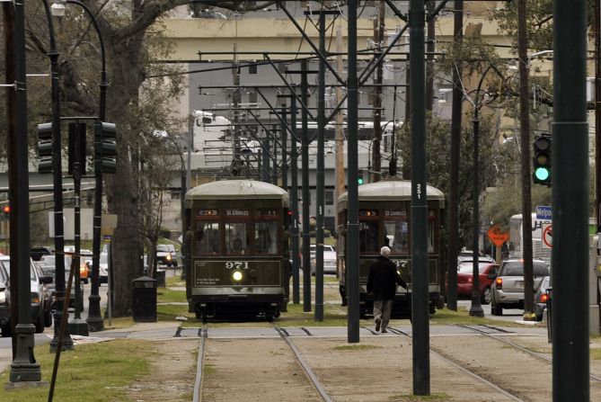 A ride on the St. Charles streetcar is the start of a stroll through the Garden District. "I specifically suggest that if guests are willing to have a cocktail-to-go -- which you should, it's part of the fun, free way of life here in New Orleans -- is to get a Bloody Mary at Igor's," said Chris Hannah, head bartender at the French 75 bar.