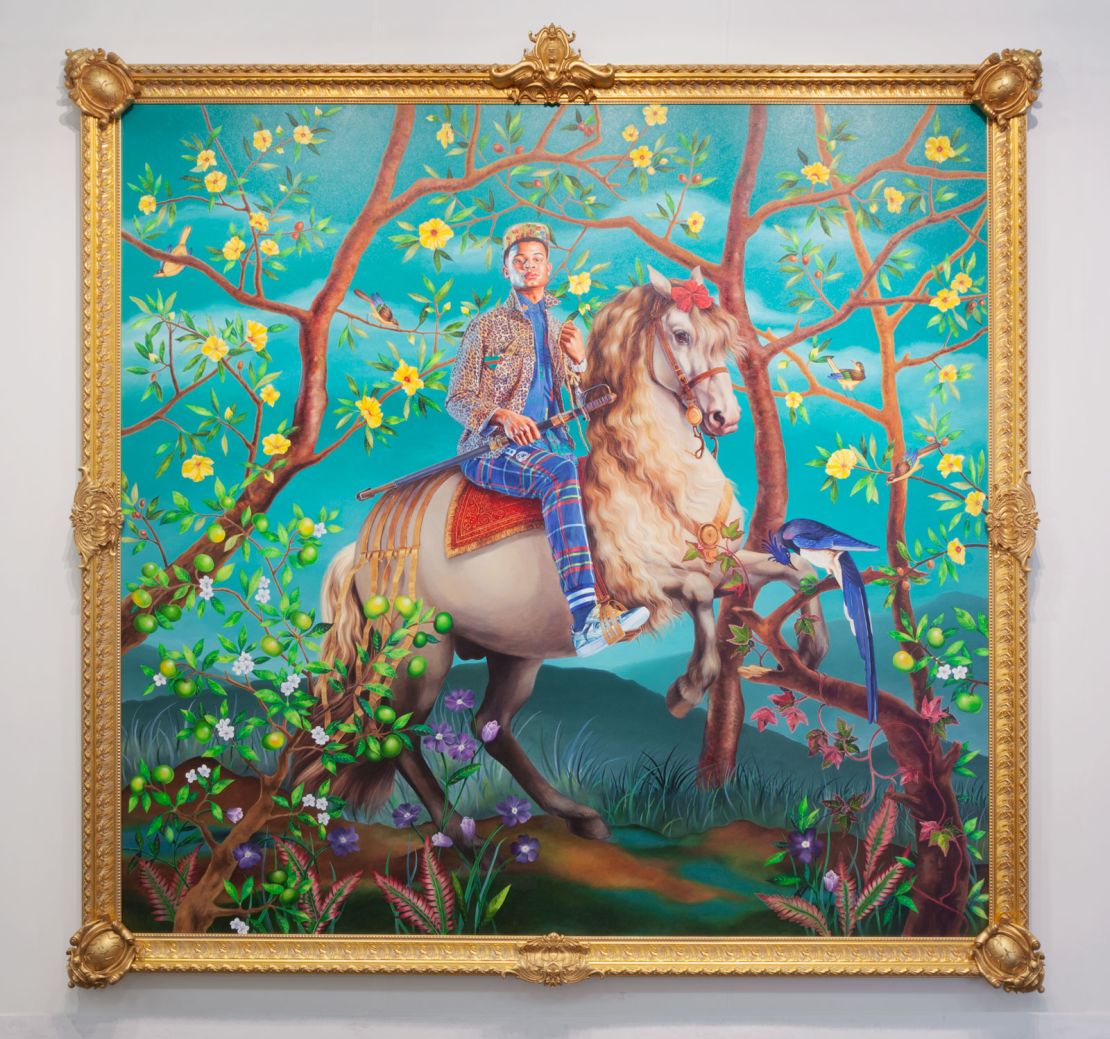 "Equestrian Portrait of Philip III" (2016) by Kehinde Wiley