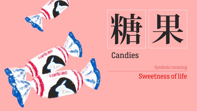 Chinese new online year candy