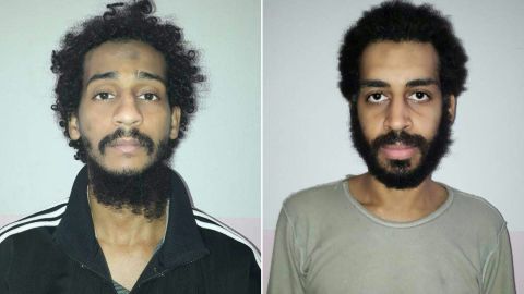 The two surviving "Beatles", according to US officials: El Shafee Elsheikh (L) and Alexanda Kotey (R). 