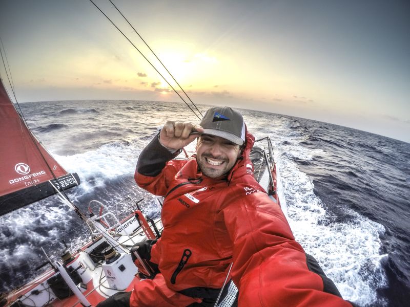 drone volvo ocean race