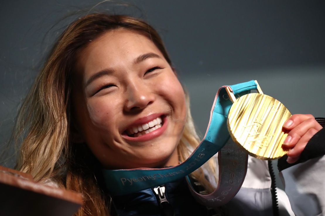 Teenager Kim won snowboarding halfpipe gold in Pyeongchang.