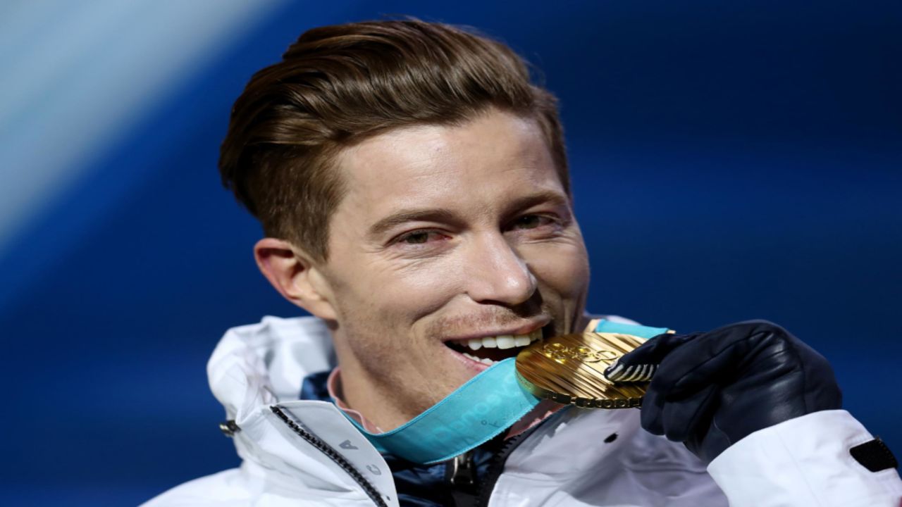 White poses with his gold medal -- the third of his career. (Mike Egerton/PA Images/Getty Images)