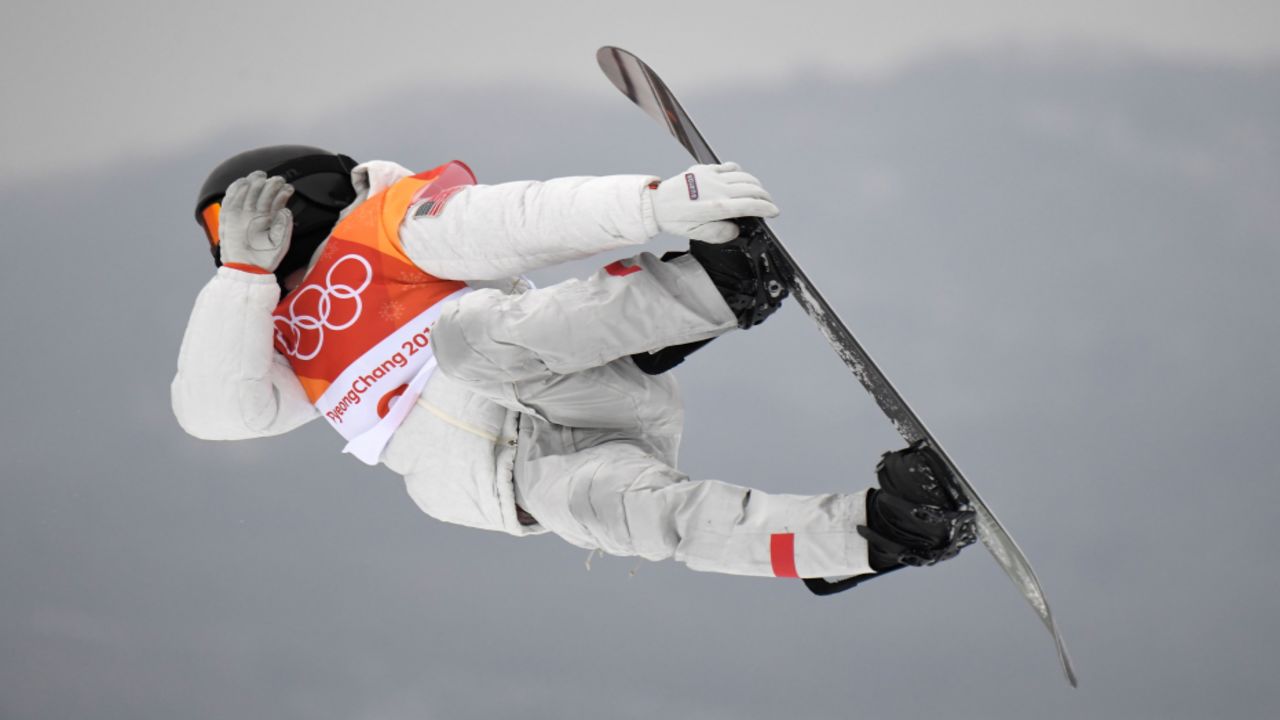 White scored a 98.50 on his triumphant third run. (Loic Venance/AFP/Getty Images)