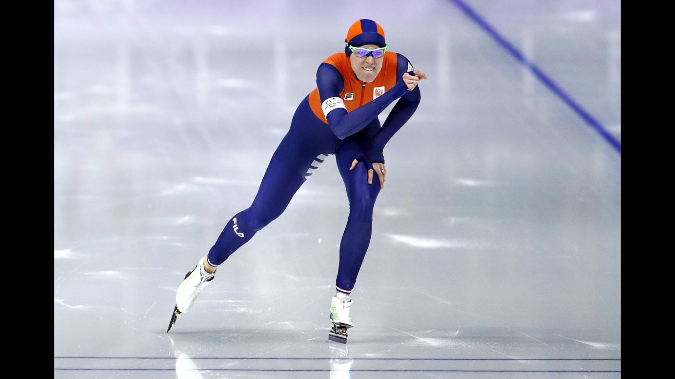Jorien Ter Mors set a new Olympic record in the women's 1,000 meters, adding yet another speedskating gold for the Netherlands. The Dutch have won all five speedskating events held in these Olympics so far.