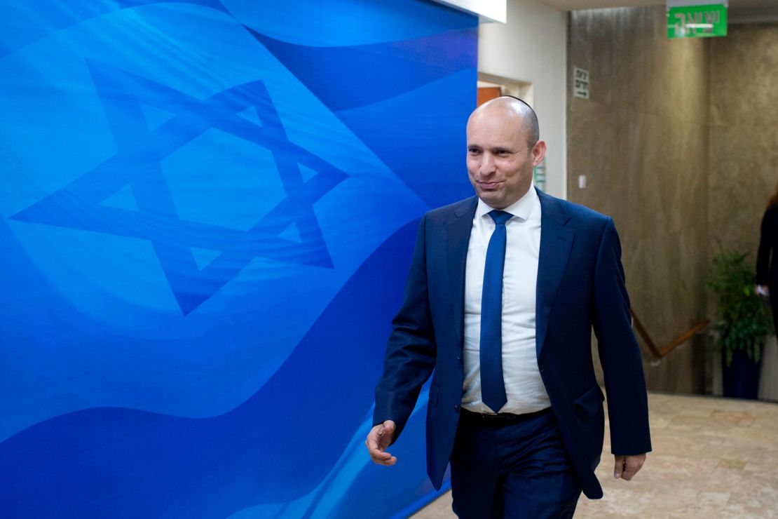 Naftali Bennett is the head of the right-wing Jewish Home party.