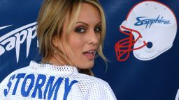 LAS VEGAS, NV - FEBRUARY 04:  Adult film actress/director Stormy Daniels hosts a Super Bowl party at Sapphire Las Vegas Gentlemen's Club on February 4, 2018 in Las Vegas, Nevada.  (Photo by Ethan Miller/Getty Images)