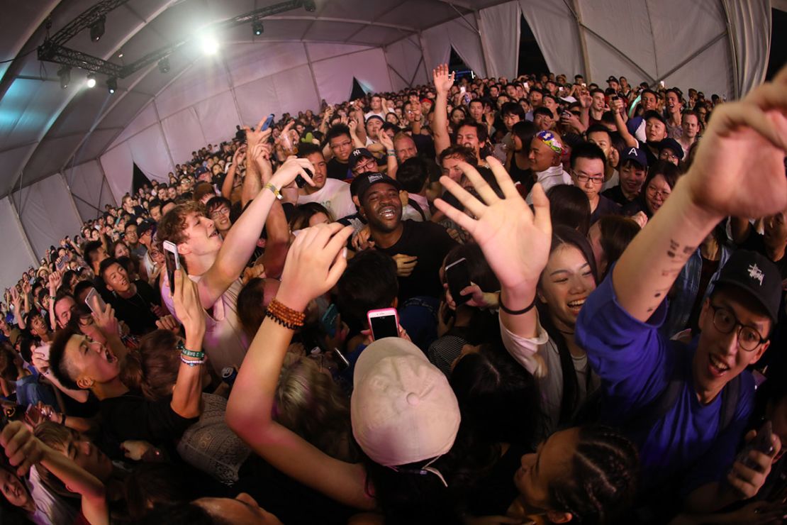 New York rapper A$AP Ferg performs at Split Works' Concrete & Grass Music Festival in Shanghai in September of 2016.