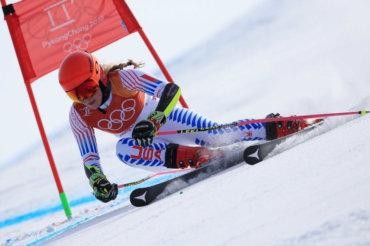 American skier Mikaela Shiffrin won the giant slalom on Thursday, February 15. It is the second Olympic gold of her career. She also won the slalom in 2014.