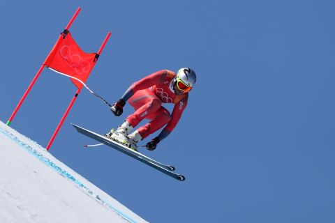 Aksel Lund Svindal of Norway made history in the men's downhill on day six, becoming the oldest Olympic alpine skiing champion at the age of 35. 