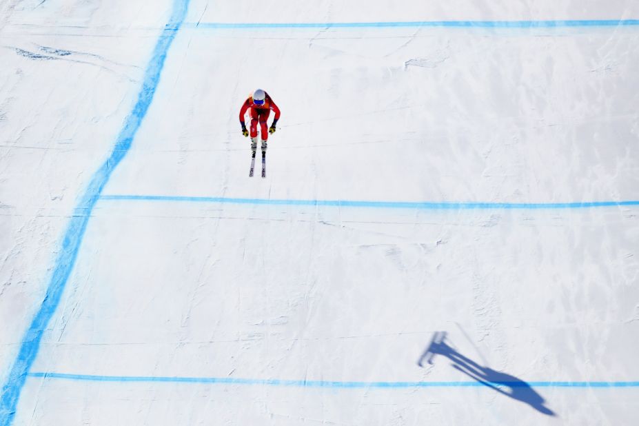 Svindal's gold was Norway's first ever Olympic downhill gold. His teammate Kjetil Jansrud took silver, finishing just 0.12 seconds adrift. 