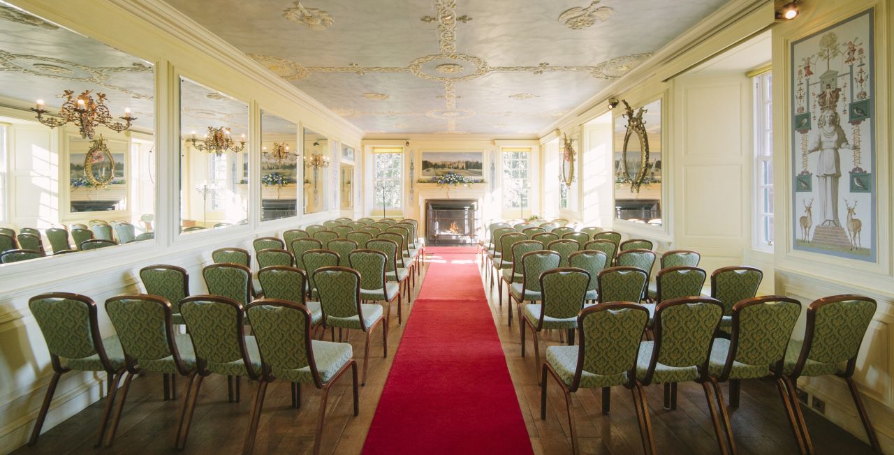 The Fingask Follies are held in the mirror-lined Long Gallery, which is also a popular venue for weddings.
