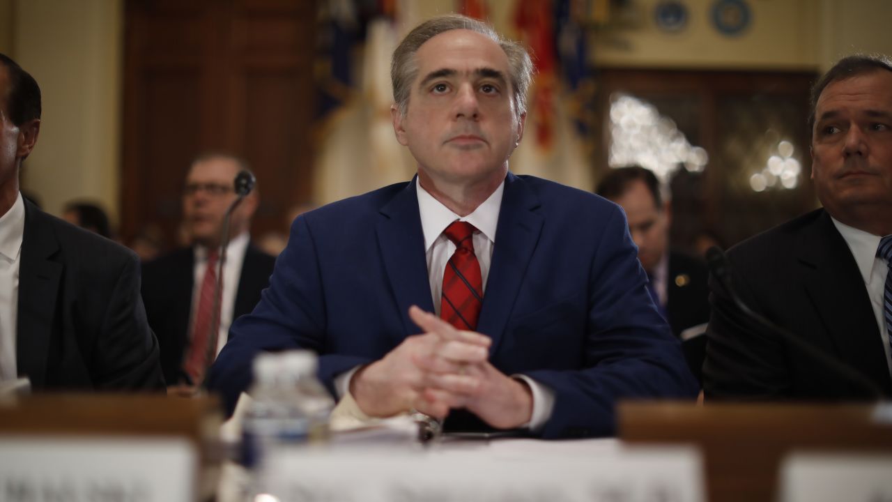 WASHINGTON, DC - FEBRUARY 15: Veterans Affairs Secretary David Shulkin testifies before the House Veterans' Affairs Committee on Capitol Hill on February 15, 2018 in Washington, DC. (Aaron P. Bernstein/Getty Images)