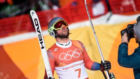 Aksel Lund Svindal of Norway won his first Olympic downhill gold in Pyeongchang.