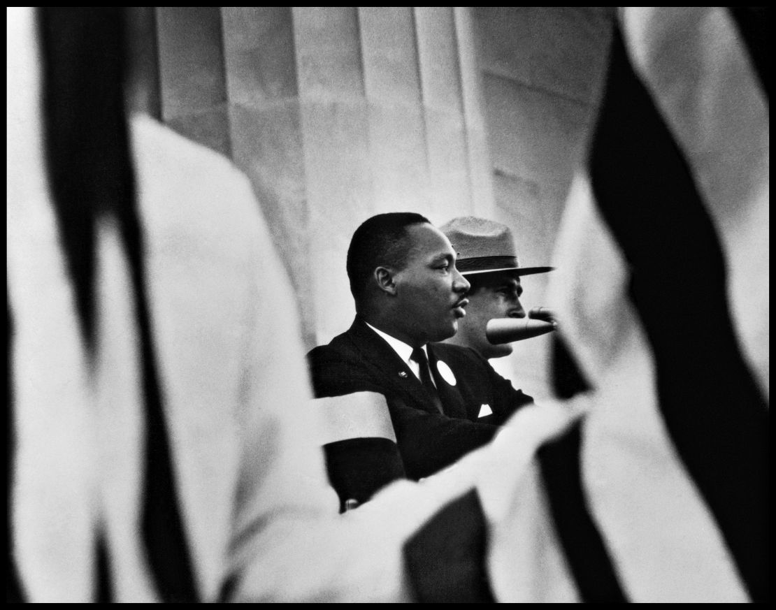 Martin Luther King, Jr. in  Washington in 1963.