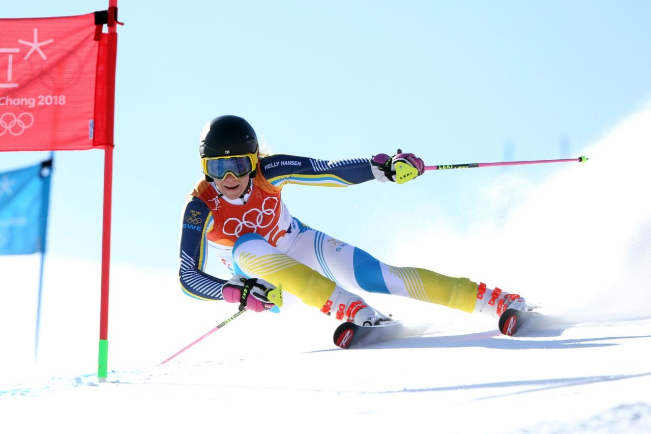Instead, Frida Hansdotter of Sweden claimed her first ever Olympic medal, becoming the third Swede to win slalom gold. 
