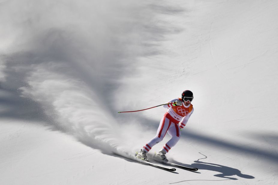 In the men's super-G, Austria's Matthias Mayer grabbed gold, breaking Norway's 16-year grip on the title. Mayer won downhill gold in Sochi. His father Helmut clinched silver in the inaugural Olympic super-G in Calgary in 1988.