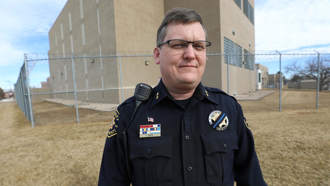 Larimer County Sheriff Justin Smith, photographed at the county jail, is a longtime opponent of legalized marijuana.