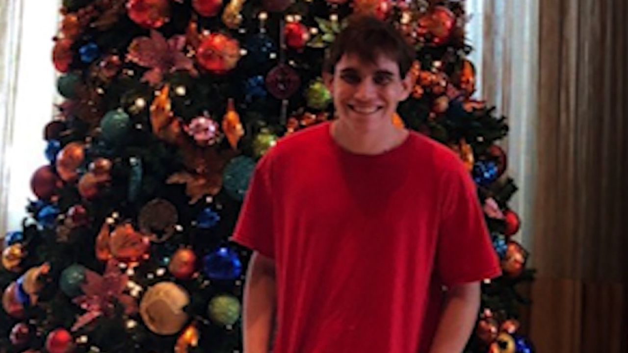 Cruz in an undated family photo, probably from late 2017.