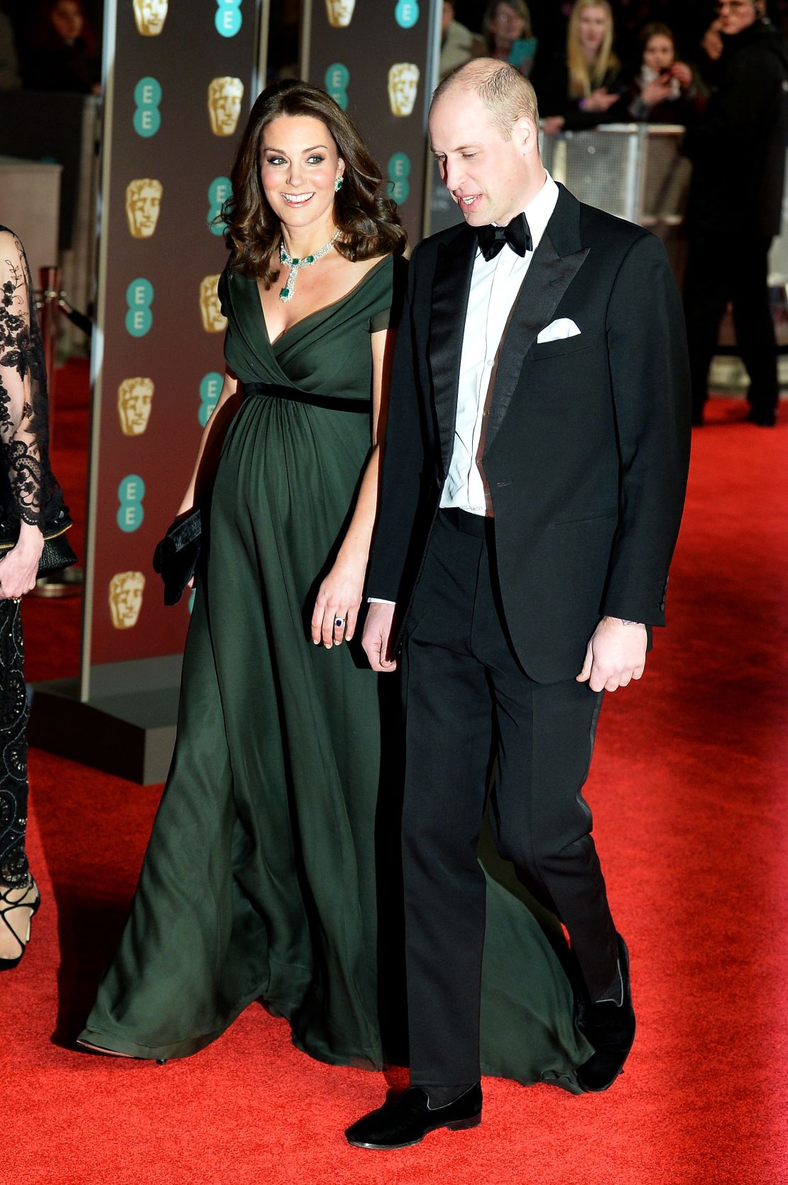 Prince William, Duke of Cambridge and Catherine, Duchess of Cambridge attend the EE British Academy Film Awards (BAFTA) 