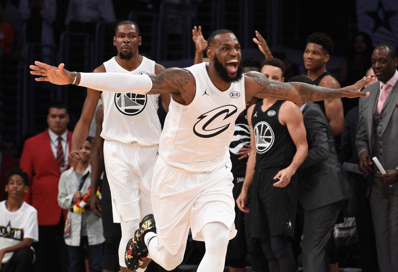 NBA All Star Game Team LeBron defeats Team Stephen 148 145 CNN