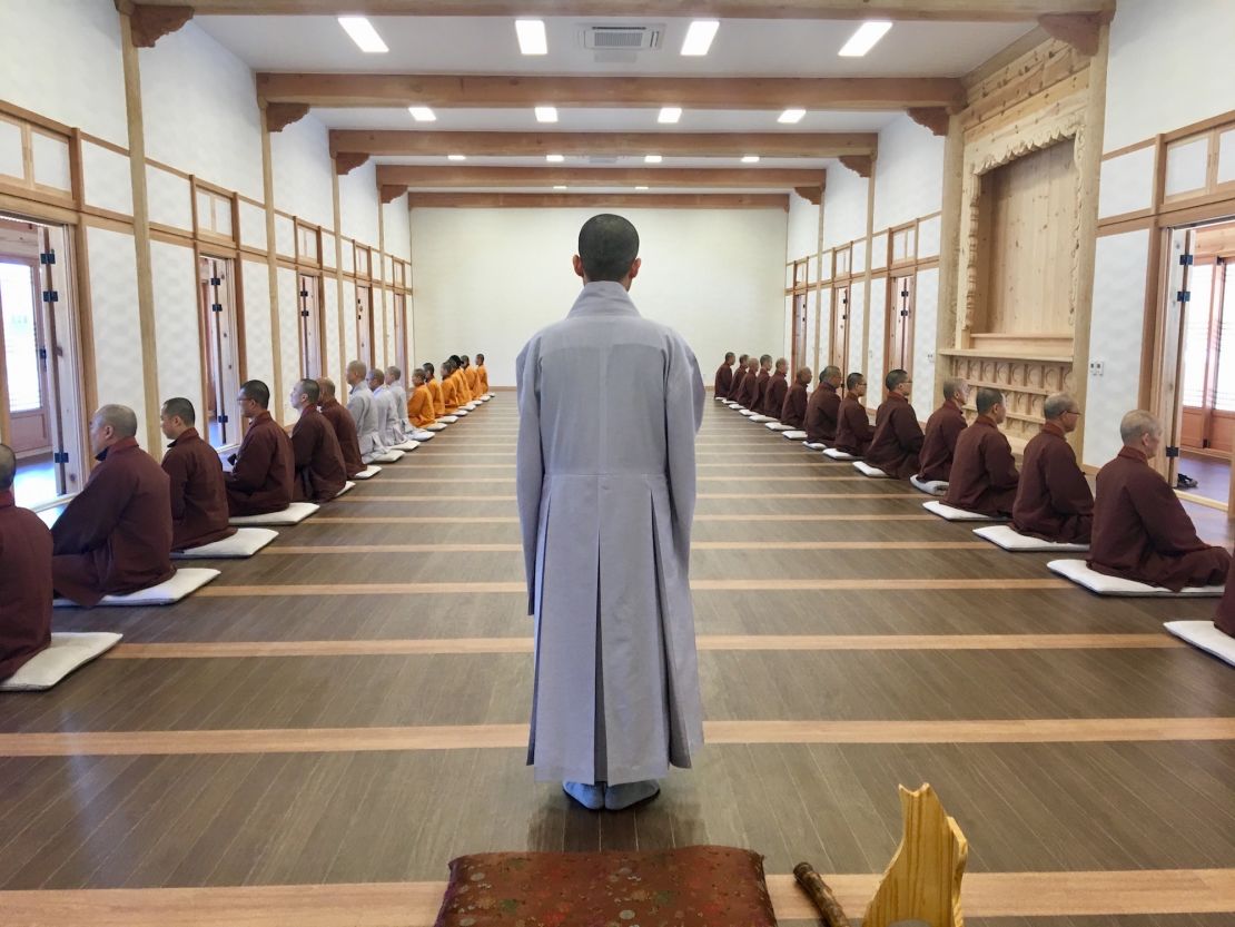 The temple stay program gives travelers a chance to learn about the monastic lifestyle. 