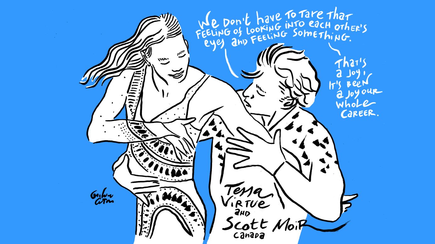 Tessa Virtue and Scott Moir