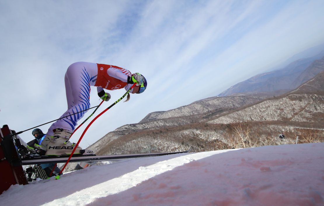 While the race will be her last Olympic downhill, Vonn says she can't get too sentimental until the race is over.