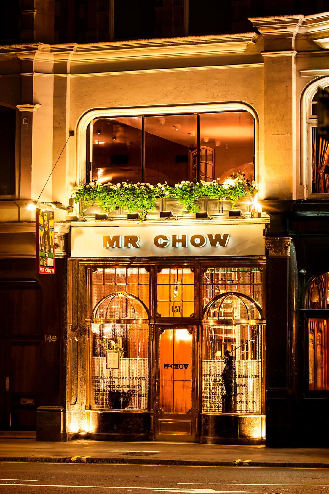 Michael Chow opened his first restaurant in London on Valentine's Day, 1968.