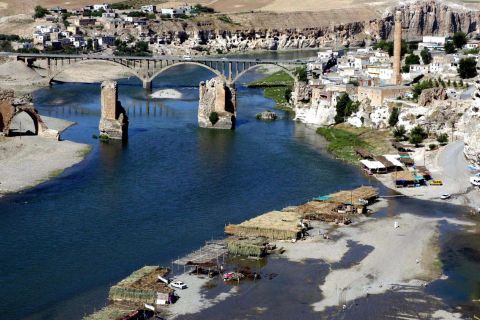 Other monuments from the ancient city on the banks of the Tigris will also be moved according to CNN Turk, including tombs, mosques and minarets. Hasankeyf has a 12,000-year history and contains many neolithic caves.