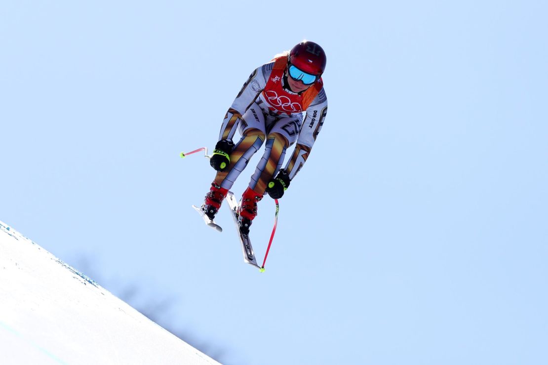 Ledecka was a shock winner of the super-G, beating ski stars such as Lindsey Vonn and Anna Veith.