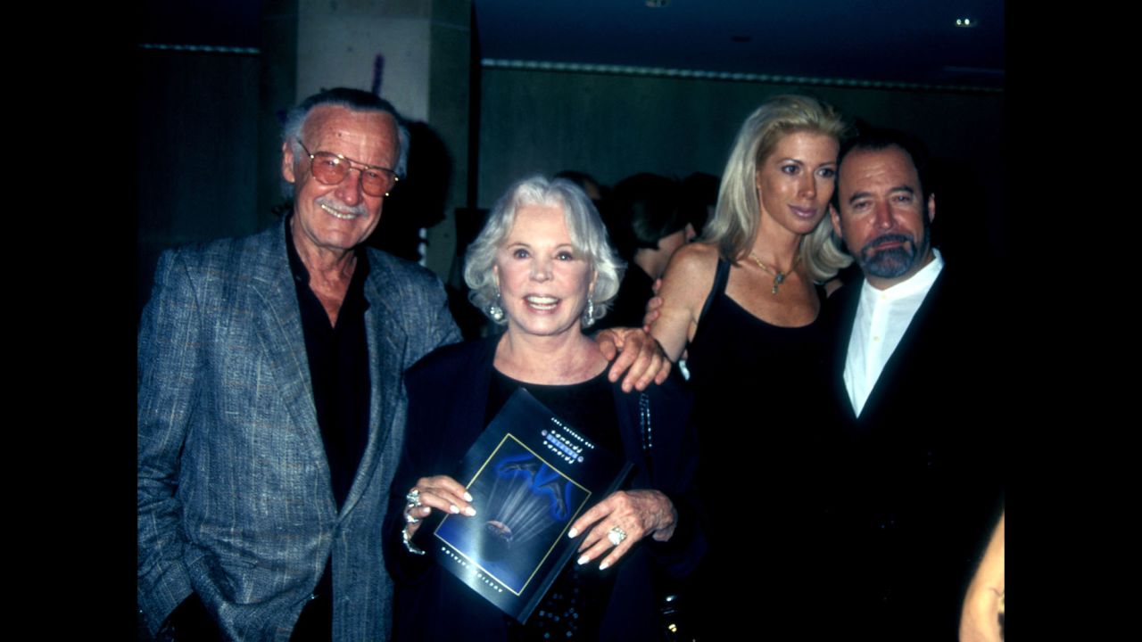 Lee attends an event with his wife, Joan, in 1997. She died in 2017.