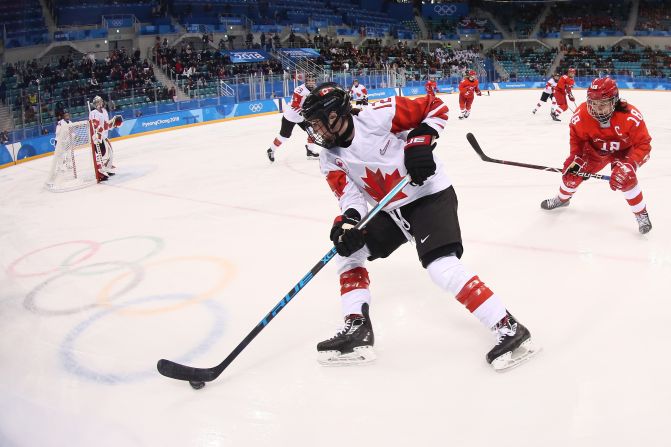 Canada crushed the Olympic athletes from Russia 5-0 in the semifinals, a few days after it did so in the preliminary round. In their four victories this year, the Canadians have outscored their opponents by a combined score of 16-2.