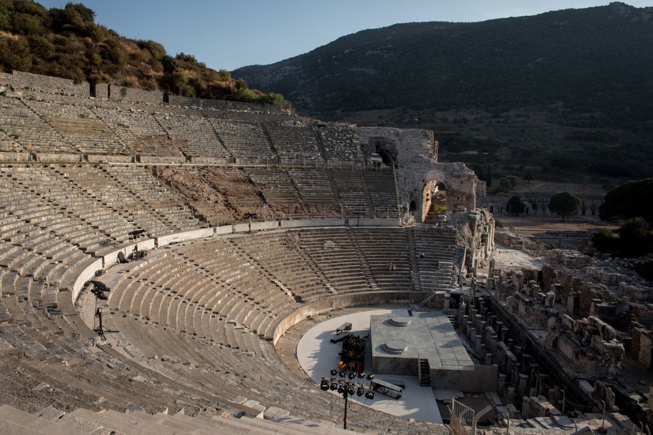Said to have capacity for 25,000 people, its size helps archaeologists understand the scale of the ancient city's population. Dating from the 3rd century BC, the Hellenistic structure played a part in entertainment as well as political and religious gatherings.
